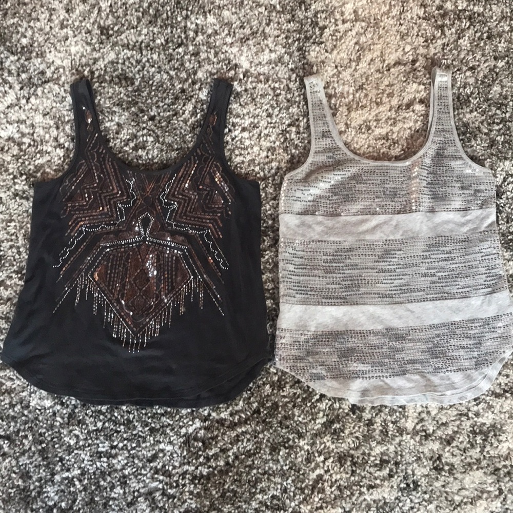 Express sequined tanks